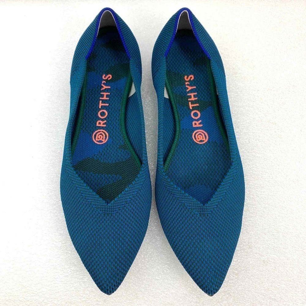 Rothy's The Point Women’s Blue Flats
